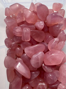 Rose Quartz Tumbled Stone Extra Quality