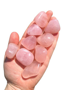 Rose Quartz Tumbled Stone - Polished Rose Quartz Tumbled Stone - Polished