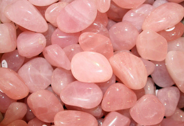 Rose Quartz Tumbled Stone - Polished Natural Rose Quartz