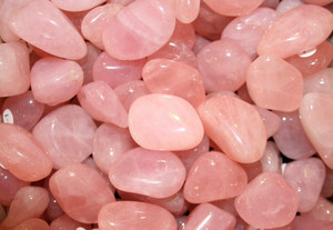Rose Quartz Tumbled Stone - Polished Natural Rose Quartz