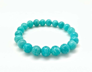Russian Amazonite Elastic Bracelet - 8mm Beads