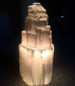 Selenite Lamp