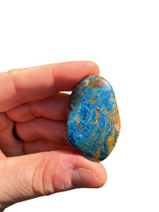 Shattuckite Chrysocolla Tumbled Stone Matrix