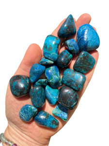 Shattuckite Tumbled Stone Grade A
