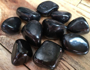 Shungite Tumbled Stone - Polished Natural Shungite