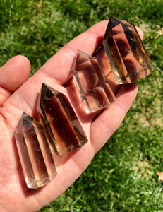 Smoky Quartz Point - Minor Imperfections - Polished Crystal Tower