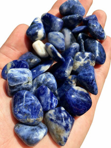 Sodalite Tumbled Stone - Polished Natural Sodalite Crystal