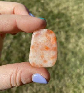 Sunstone Polished Slab Small - Natural Tumbled Sunstone