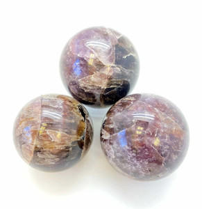 Super 7 Sphere - Polished Crystal