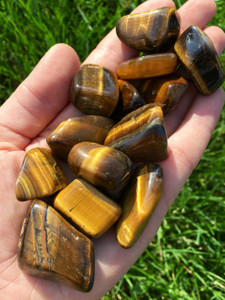 Tigers Eye Tumbled Stone - Polished Tigers Eye Crystal
