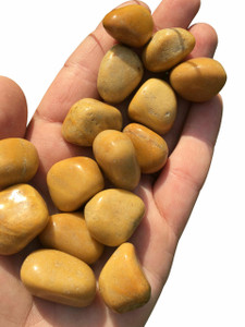 Yellow Jasper Tumbled Stone - Polished Yellow Jasper Crystal