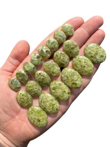 Peridot Cabochon Oval - Polished