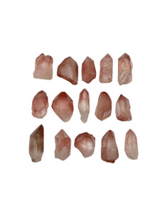 Pink Lemurian Quartz Crystal Point 