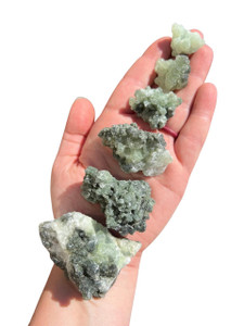 Raw Prehnite Cluster - Grade A 