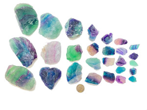 Raw Rainbow Fluorite (Bulk) 