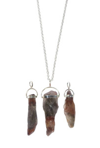 Raw Super Seven Pendant Sterling Silver