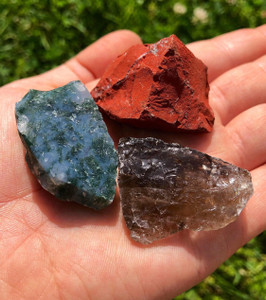 Root Chakra Crystal Set (Raw) 