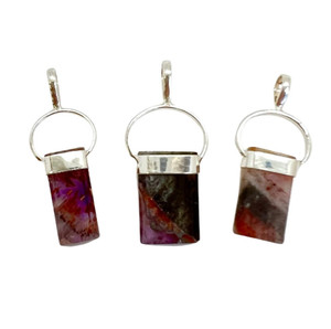 Super Seven Pendant - Sterling Silver 