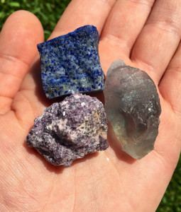 Third Eye Chakra Stone Set (Raw) 