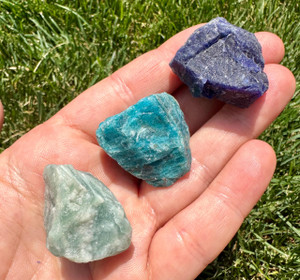 Throat Chakra Stone Set (Raw) 