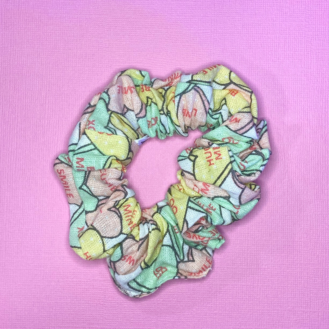 Candy Hearts Regular Scrunchie