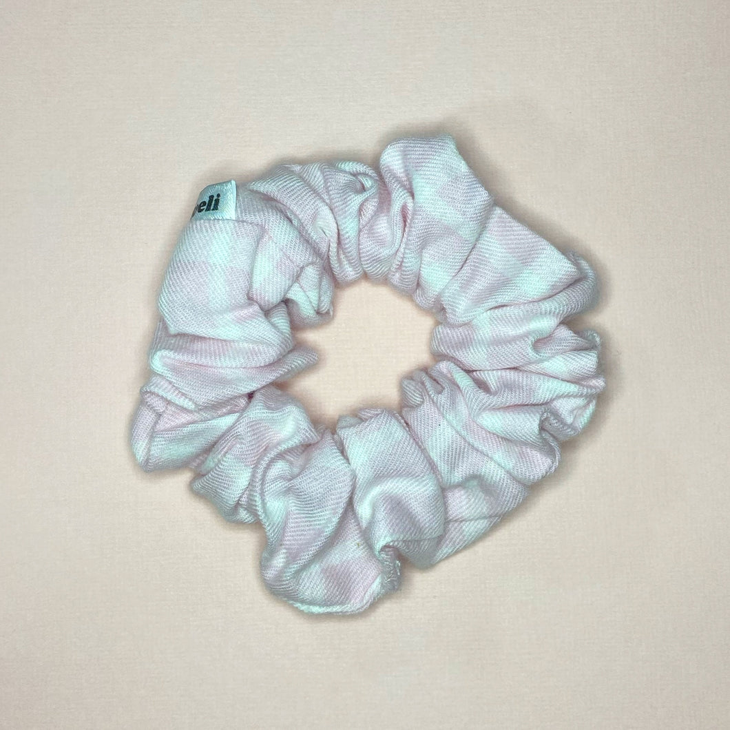 Pink Gingham Regular Scrunchie