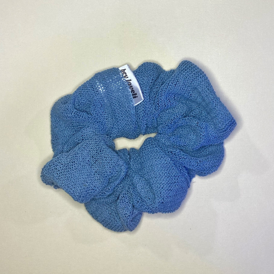 Blue Regular Scrunchie