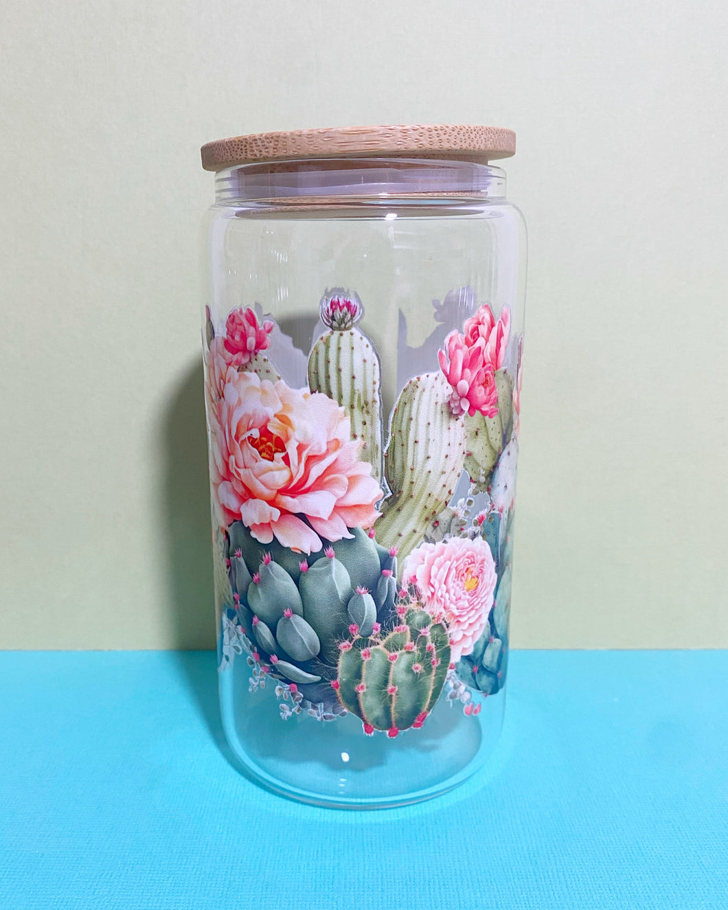 Cactus Glass Tumbler