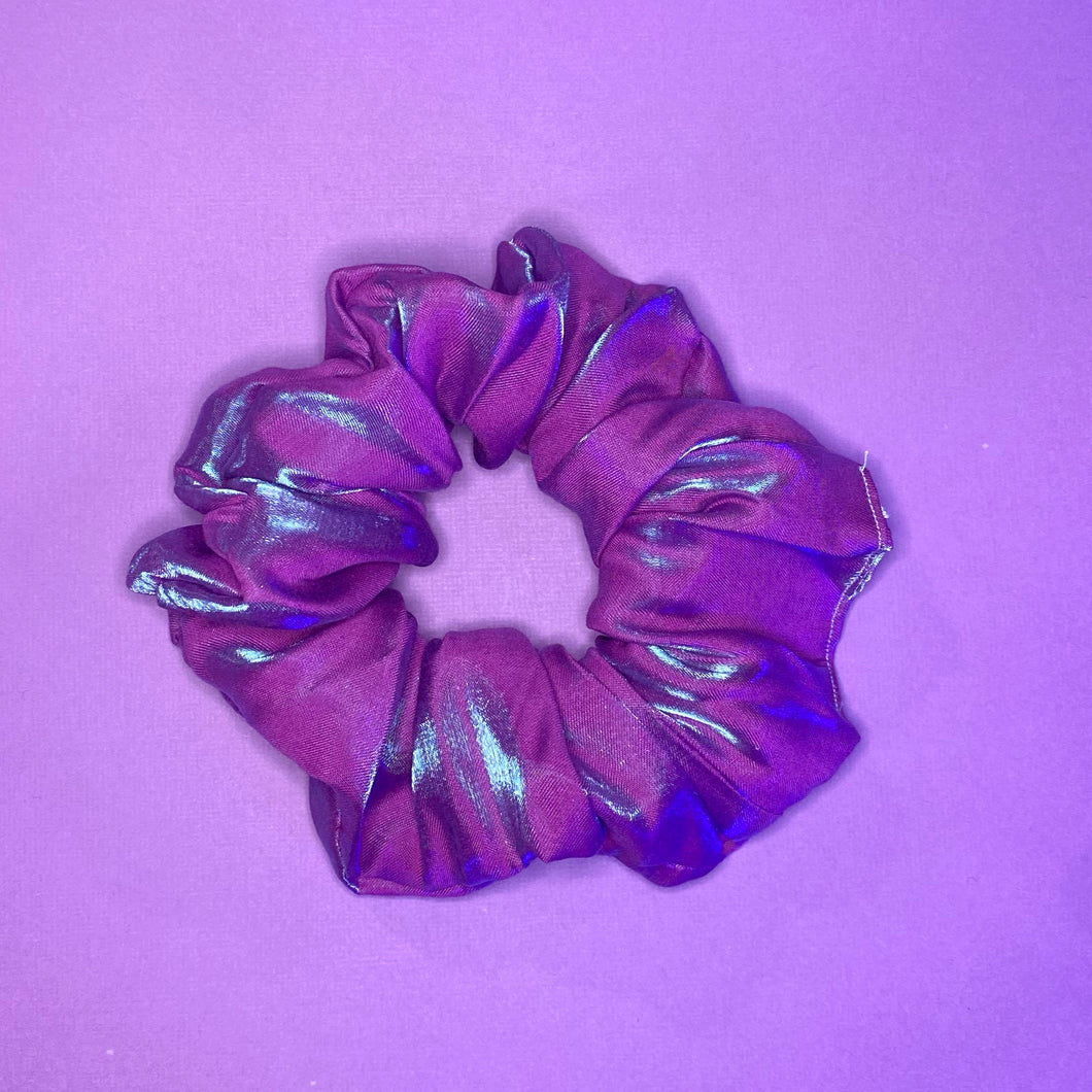 Purple Chrome XL Scrunchie