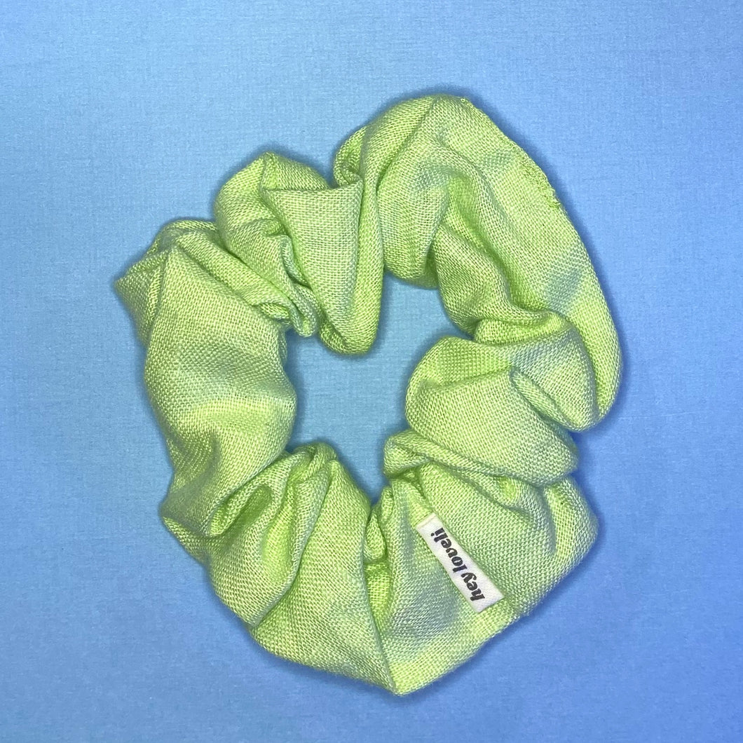 Green Regular Scrunchie