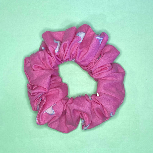 Pink Birds Regular Scrunchie