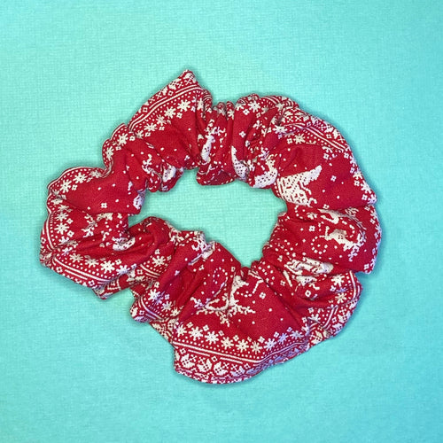 Red Christmas Scrunchie